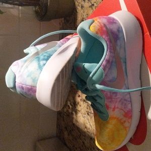Tie-dyed Tennis shoes size 6 Y